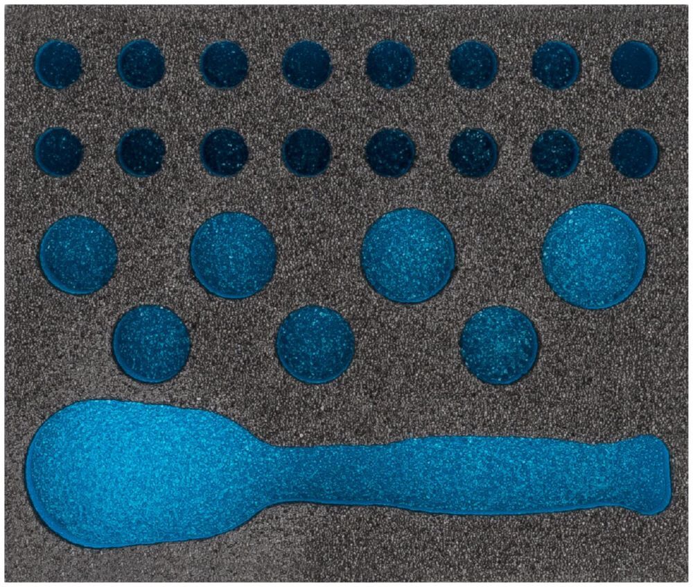 Produktbild Hazet 2-Komponenten Weichschaumeinlage 163-431L Länge 95 mm leer