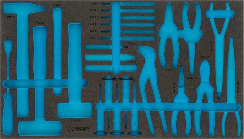 Hazet 2-Komponenten Weichschaumeinlage L 691 mm x B 392 mm Produktbild Hazet 2-Komponenten Weichschaumeinlage L 691 mm x B 392 mm