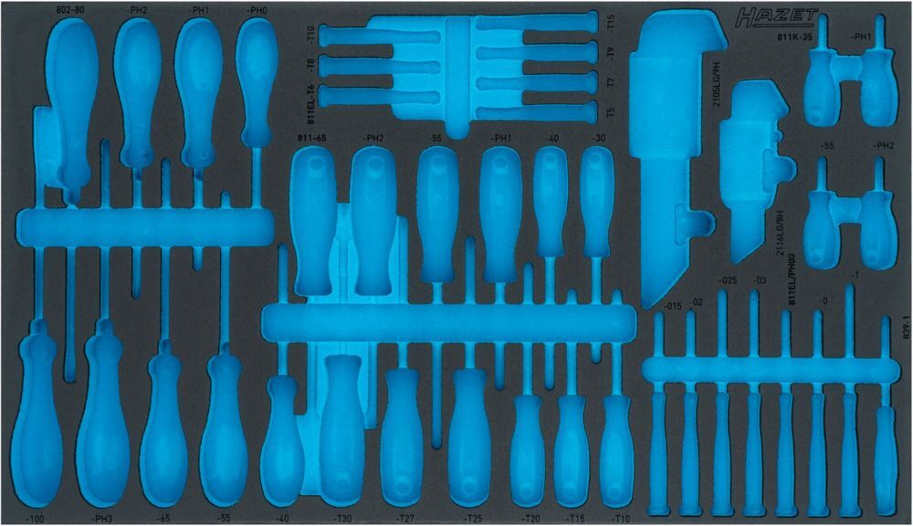 Produktbild Hazet 2 Komponenten Weichschaumeinlage L 691 x B 392 mm 163 - 480 LN