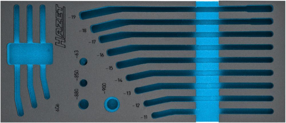 Produktbild Hazet 2 Komponenten Weichschaumeinlage 163 - 515 L leer 392 mm x 172 mm
