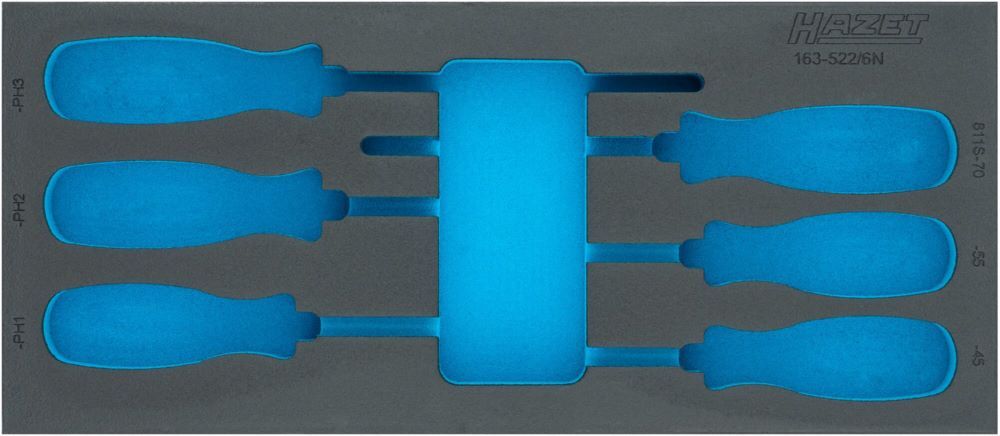 Produktbild Hazet 2 Komponenten Weichschaumeinlage 163 - 522 LN Länge 392 x Breite 172 mm
