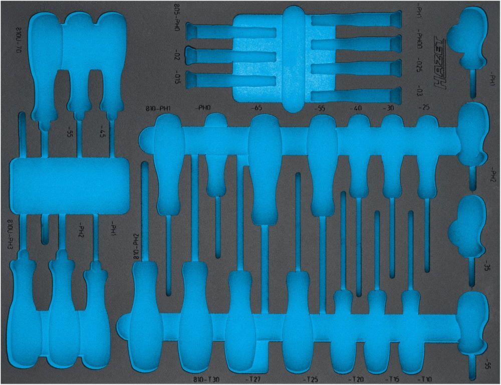 Produktbild Hazet 2 Komponenten Weichschaumeinlage 163 - 524 Liter L 519 x B 392 mm