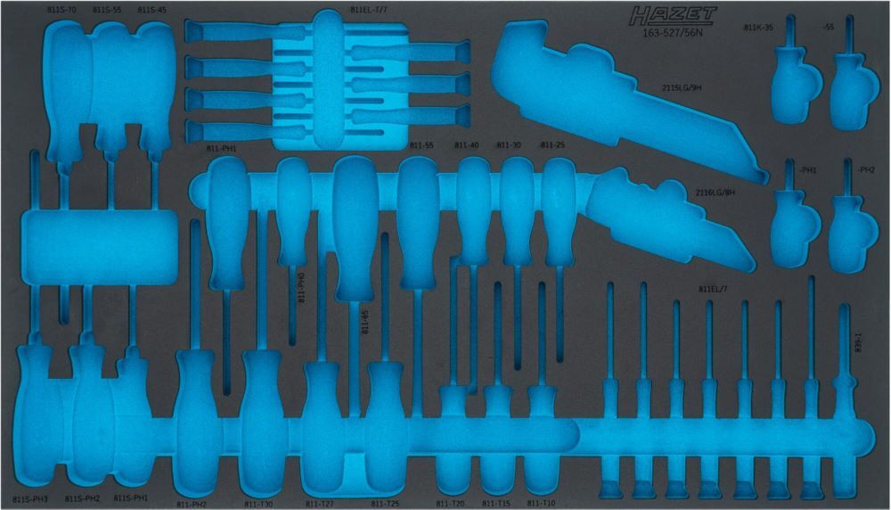 Produktbild Hazet 2 Komponenten Weichschaumeinlage 163-527LN  L 691 x B 392 mm