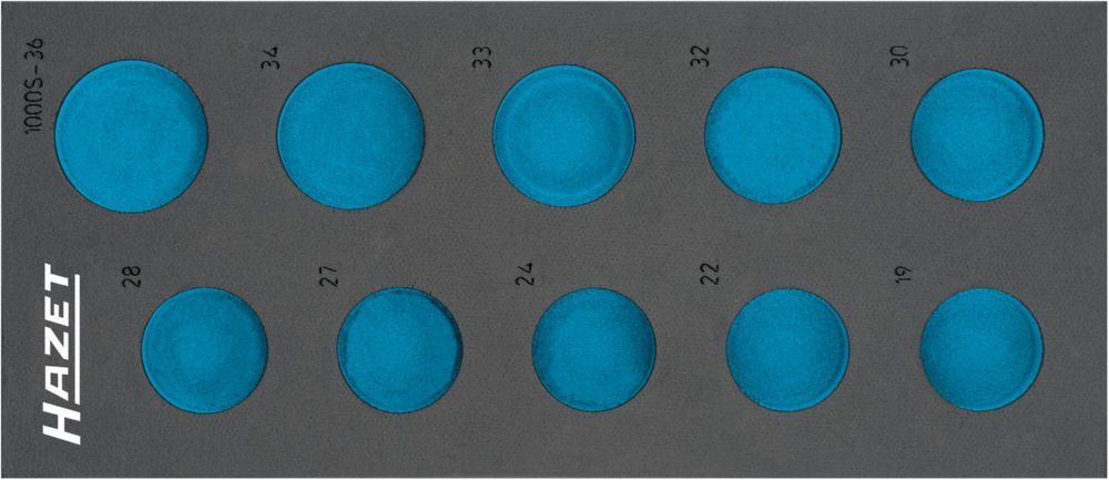 Produktbild Hazet 2 Komponenten Weichschaumeinlage 163 - 572 Liter L 392 x B 172 mm