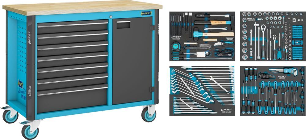 Hazet Fahrbare Werkbank Assistent 179NW 230 Teilen L 1150 x B 600 x H 964 mm Produktbild Hazet Fahrbare Werkbank Assistent 179NW 230 Teilen L 1150 x B 600 x H 964 mm bild 6