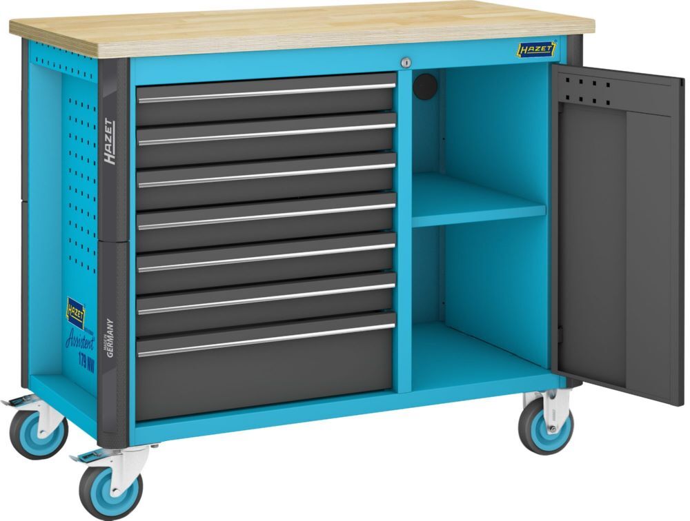 Hazet Fahrbare Werkbank Assistent 179NW  Tiefe 1150 mm x Breite 600 mm x Höhe 964 mm Produktbild Hazet Fahrbare Werkbank Assistent 179NW  Tiefe 1150 mm x Breite 600 mm x Höhe 964 mm bild 10