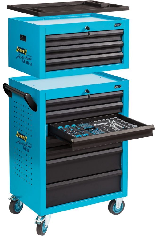 Hazet Werkstattwagen Assistent 178N-10 dynamische Tragkraft 480 kg 781 x 498 x 1410 mm Produktbild Hazet Werkstattwagen Assistent 178N-10 dynamische Tragkraft 480 kg 781 x 498 x 1410 mm bild 7