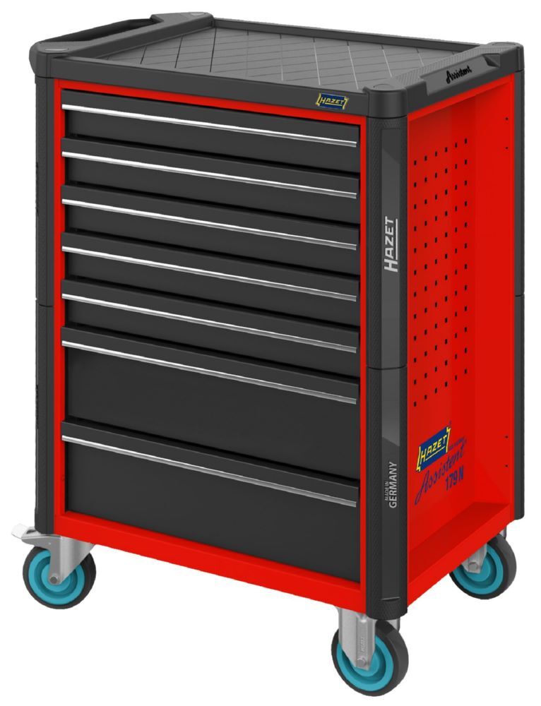 Hazet Werkstattwagen Assistent 179N mit 7 Schubladen rot 785 x 518 x 1020 mm Produktbild Hazet Werkstattwagen Assistent 179N mit 7 Schubladen rot 785 x 518 x 1020 mm bild 6
