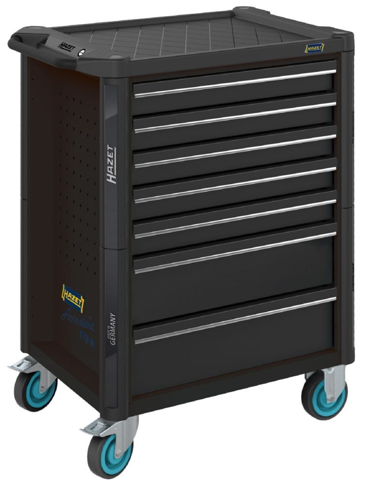 Hazet Werkstattwagen Assistent 179N 7 Schubladen schwarz 785 x 518 x 1020 mm Produktbild Hazet Werkstattwagen Assistent 179N 7 Schubladen schwarz 785 x 518 x 1020 mm