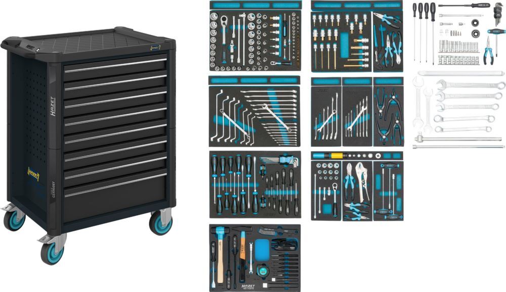 Hazet Fahrbare Werkstattwagen Assistent 179N L 785 x B 518 x H 1020 mm 300 Teilig Produktbild Hazet Fahrbare Werkstattwagen Assistent 179N L 785 x B 518 x H 1020 mm 300 Teilig