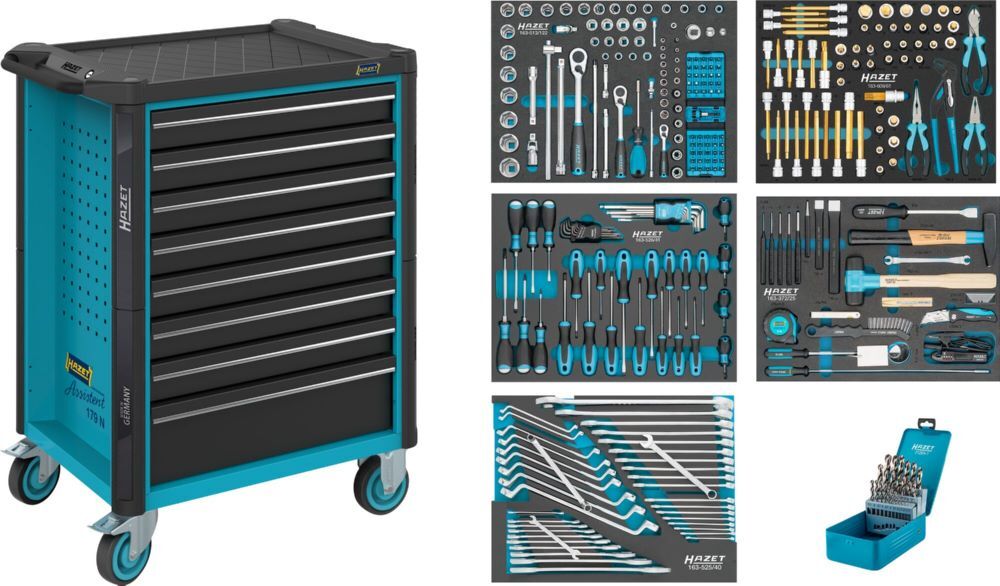 Hazet Werkstattwagen Assistent 179N Sortiment  314 Teile L 785 x B 518 x H 1020 mm Produktbild Hazet Werkstattwagen Assistent 179N Sortiment  314 Teile L 785 x B 518 x H 1020 mm