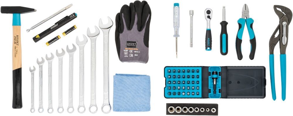 Hazet Werkzeug Ledertasche mit Sortiment 1520/64 mit Tractionsprofilen 1/4 Zoll Produktbild Hazet Werkzeug Ledertasche mit Sortiment 1520/64 mit Tractionsprofilen 1/4 Zoll bild 6