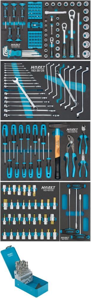 Hazet Werkzeug Sortiment 0-178N/204 mit 204 Teilen in Safety Insert System Produktbild Hazet Werkzeug Sortiment 0-178N/204 mit 204 Teilen in Safety Insert System