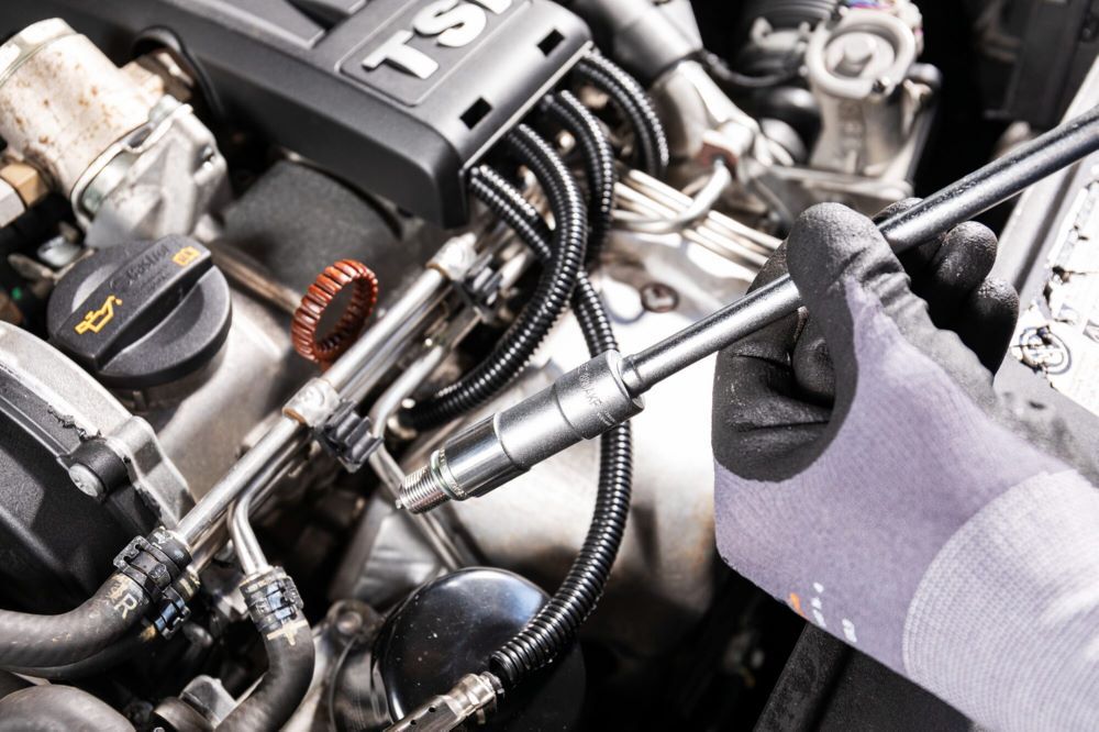 Produktbild Zündkerzen Steckschlüsseleinsatz 880AKF 3/8 Zoll 10 mm Vierkant Außen Sechskant  bild 2