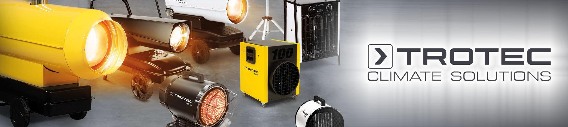 Trotec Climate Solutions Geräte im Überblick