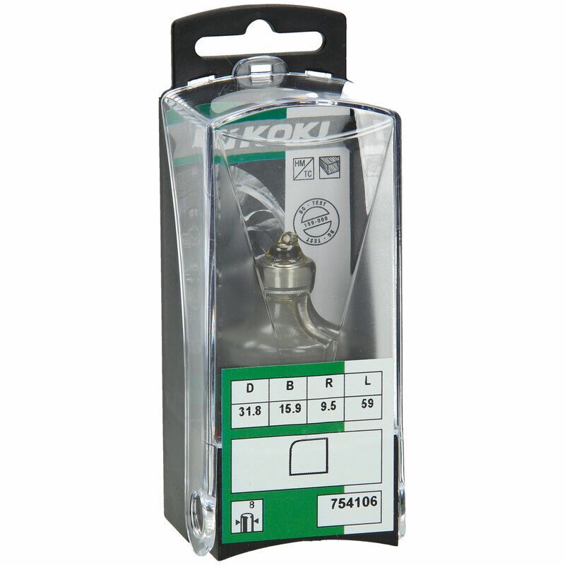 Produktbild Abrundfräser 8 mm mit Kugellager 31,8 x 59 x 9,5 mm bild 2