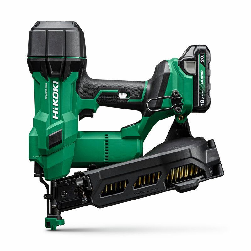 Produktbild Hikoki Akku Dachpappnagler mit Nasenadapter NV1845DAWXZ