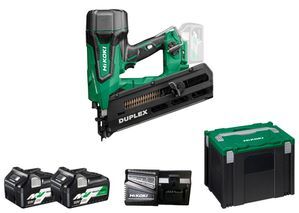 Hikoki Akku Duplex Nagler 20 Grad Set NR3675DD 2,5 Ah Produktbild Hikoki Akku Duplex Nagler 20 Grad Set NR3675DD 2,5 Ah