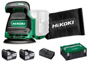 Hikoki Akku Exzenterschleifer Set SV1813DA 5,0 Ah Produktbild Hikoki Akku Exzenterschleifer Set SV1813DA 5,0 Ah