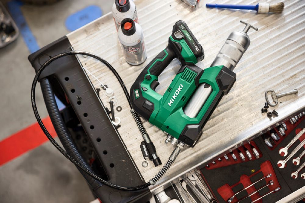 Produktbild Akku Fettpresse mit Schultergurt AL18DAW4Z bild 3