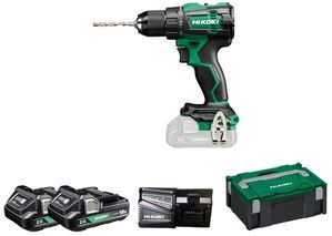 Hikoki Akku Schlagbohrschrauber Set DV18DE 2,0 Ah Produktbild Hikoki Akku Schlagbohrschrauber Set DV18DE 2,0 Ah