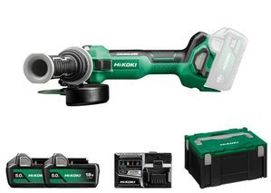 Hikoki Akku Winkelschleifer 125 mm Set G1813DA 5,0 Ah Produktbild Hikoki Akku Winkelschleifer 125 mm Set G1813DA 5,0 Ah