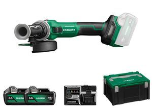 Hikoki Akku Winkelschleifer 125 mm Set G1813DE 5,0 Ah Produktbild Hikoki Akku Winkelschleifer 125 mm Set G1813DE 5,0 Ah