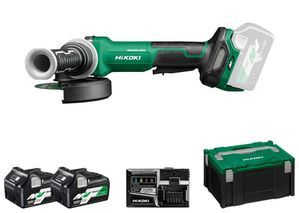 Hikoki Akku Winkelschleifer 125 mm Set G3613DF 2,5 Ah Produktbild Hikoki Akku Winkelschleifer 125 mm Set G3613DF 2,5 Ah