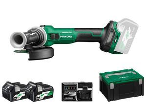 Hikoki Akku Winkelschleifer 125 mm Set G3613DVE 2,5 Ah Produktbild Hikoki Akku Winkelschleifer 125 mm Set G3613DVE 2,5 Ah
