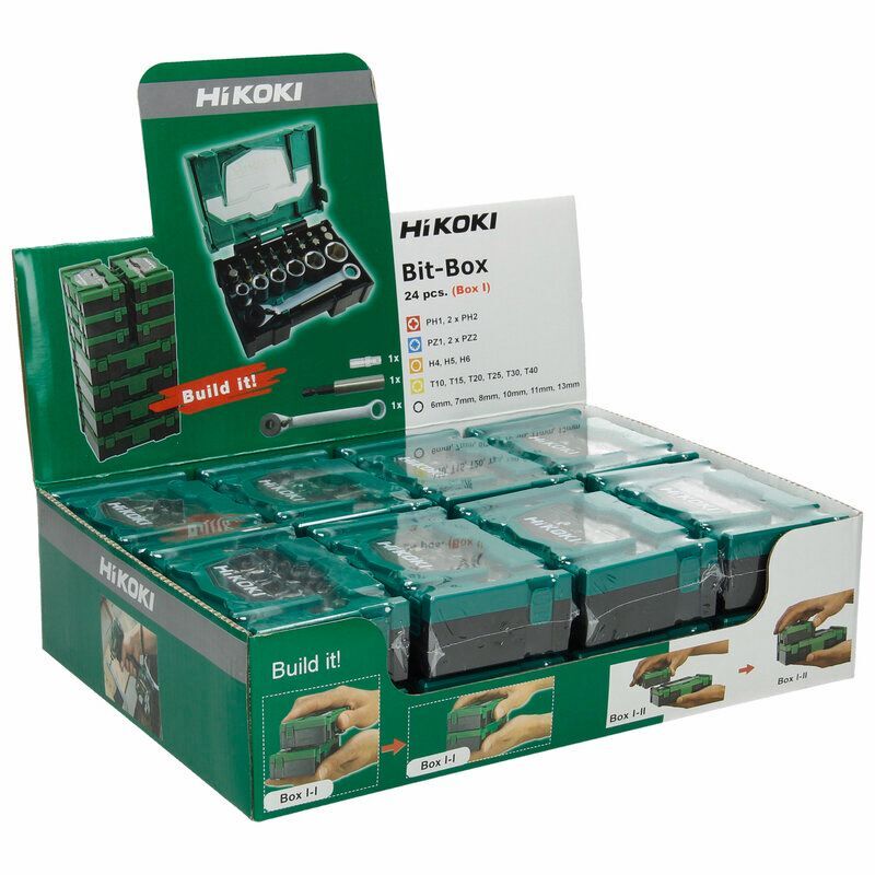 Produktbild Bit Box 1/4 Zoll 25 mm mit Ratsche Größe I 24 teilig bild 2