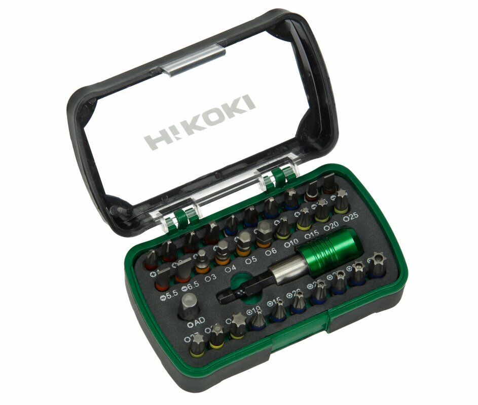 Produktbild Hikoki Bit Box 1/4 Zoll 25 mm 32 teilig Schnellwechsel Bithalter