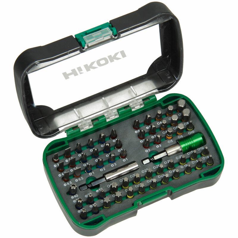 Produktbild Hikoki Bit Box 1/4 Zoll 60 teilig 25 mm Sechskant 1/4 Zoll