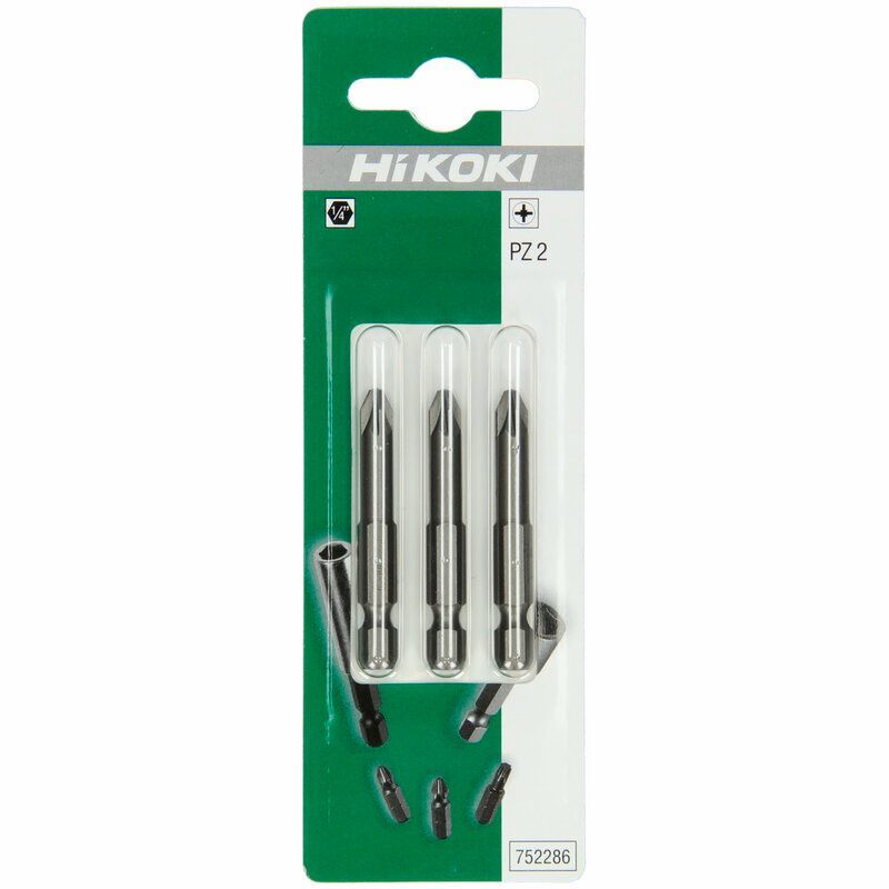 Produktbild Hikoki 3 Bits 1/4 Zoll Pozidriv PZ1 Gesamtlänge 50 mm