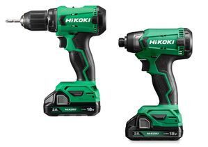 Hikoki Combo Kit Akku Bohrschrauber und Schlagschrauber 2,5 Ah Set KC18DC Produktbild Hikoki Combo Kit Akku Bohrschrauber und Schlagschrauber 2,5 Ah Set KC18DC