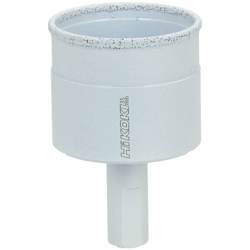 Produktbild Hikoki Diamantbohrkrone 35 mm 10 mm Schaft rund 3 flachen Seiten