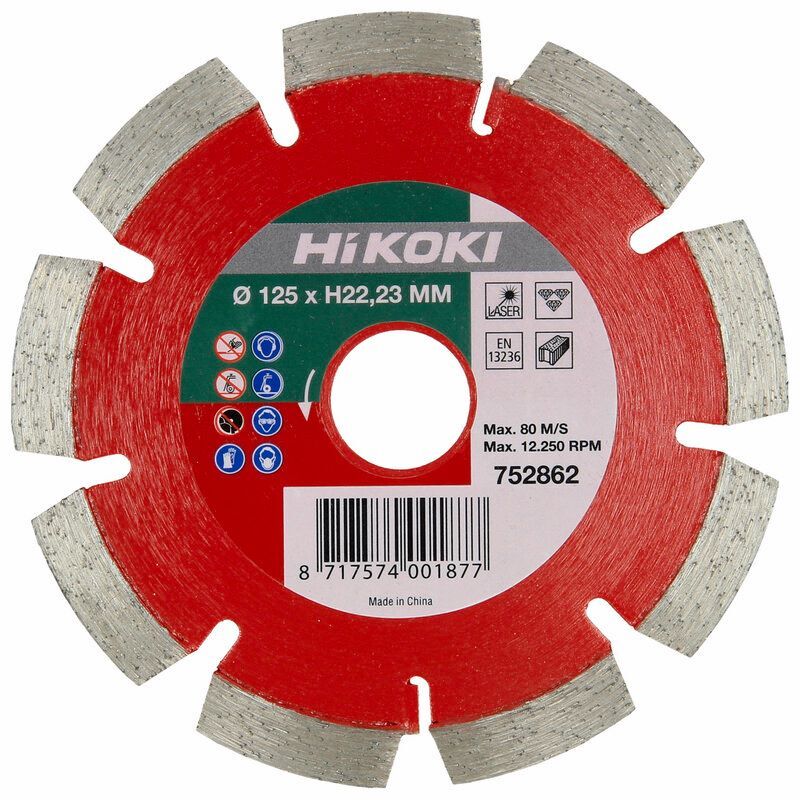 Produktbild Hikoki Diamanttrennscheibe 115 x 10 x 22,23 mm Abrasiv laser