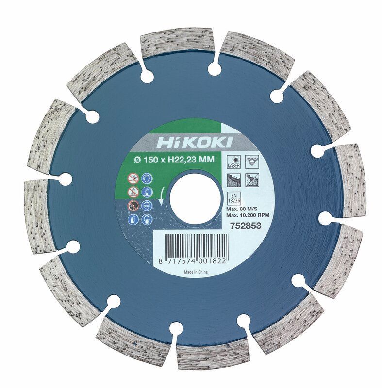 Produktbild Diamanttrennscheibe 150 x 10 x 22,23 mm Beton laser bild 3