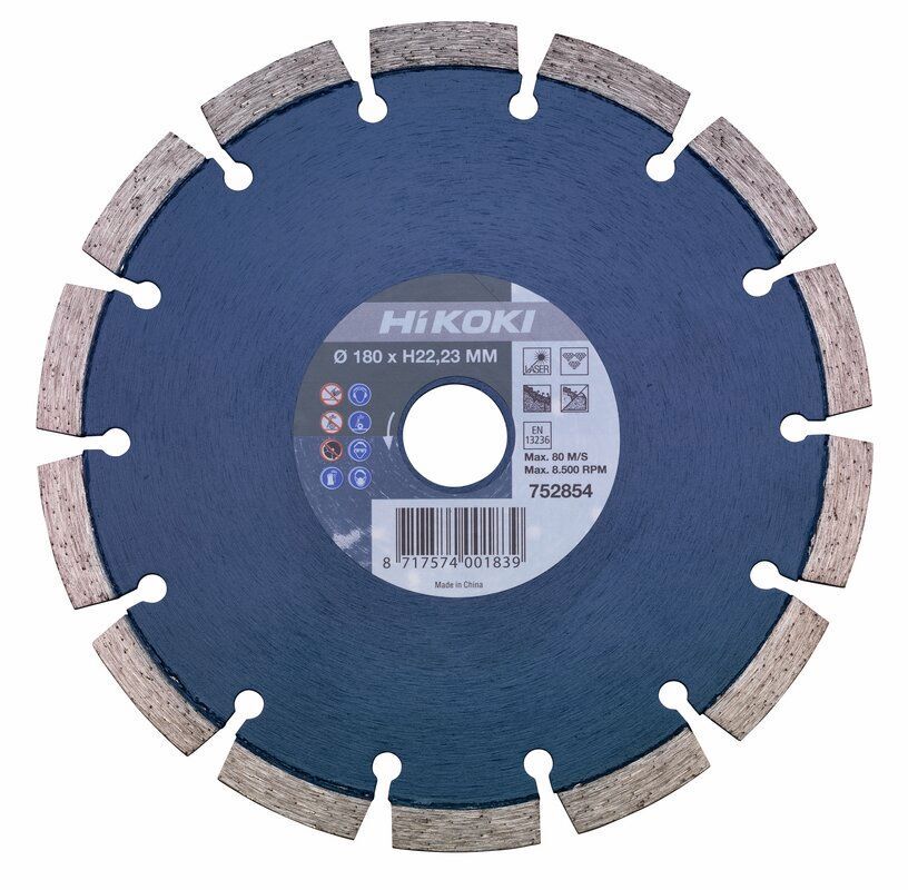 Produktbild Diamanttrennscheibe 180 x 10 x 22,23 mm Beton laser bild 2