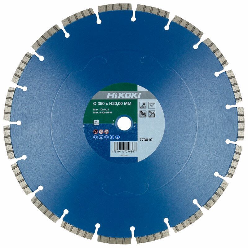 Produktbild Diamanttrennscheibe 300 x 10 x 25,4 mm Beton standard laser bild 3