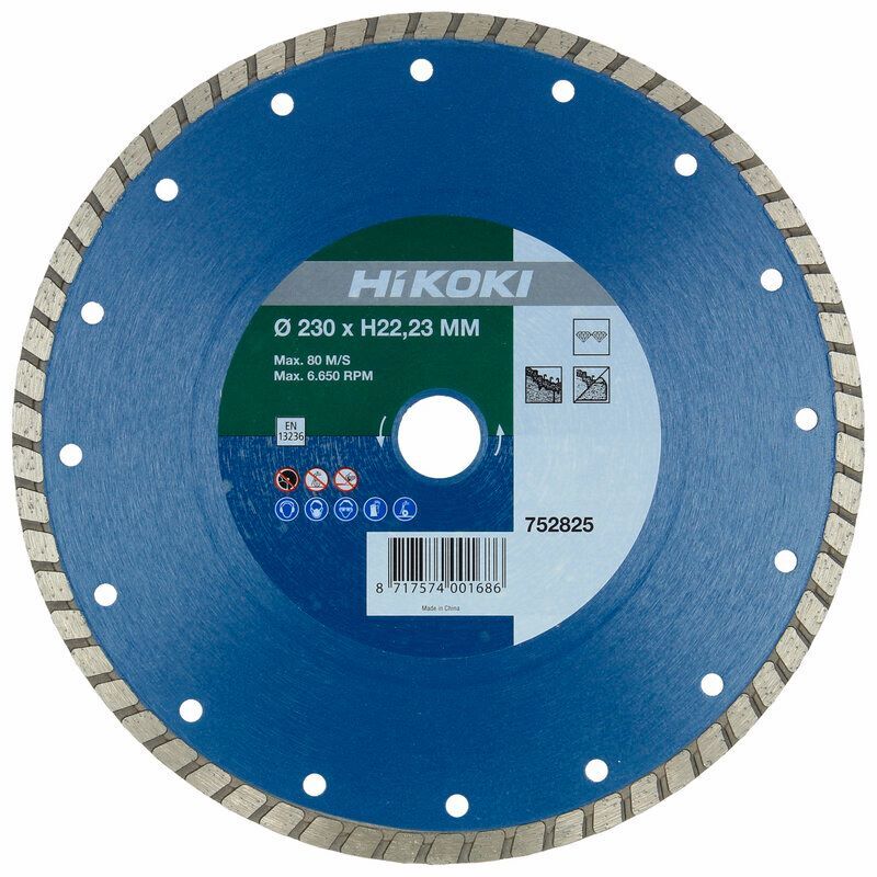 Produktbild Hikoki Diamanttrennscheibe 230 x 22,2 x 6 mm Turbo flat