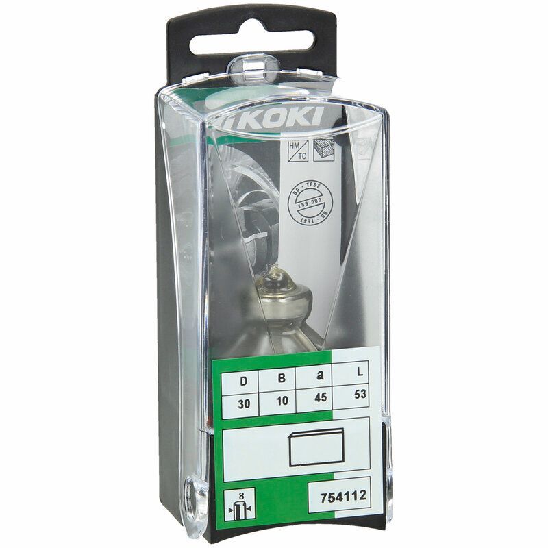 Produktbild Fasenfräser 8 mm mit Kugellager 3 Schneiden 30 x 53 x 45 mm bild 2