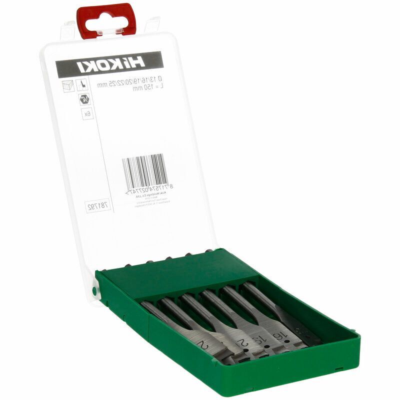 Produktbild Flachholzbohrer Set 13 16 19 20 22 25 x 150 mm Sechskant 1/4 Zoll 6 teilig bild 3