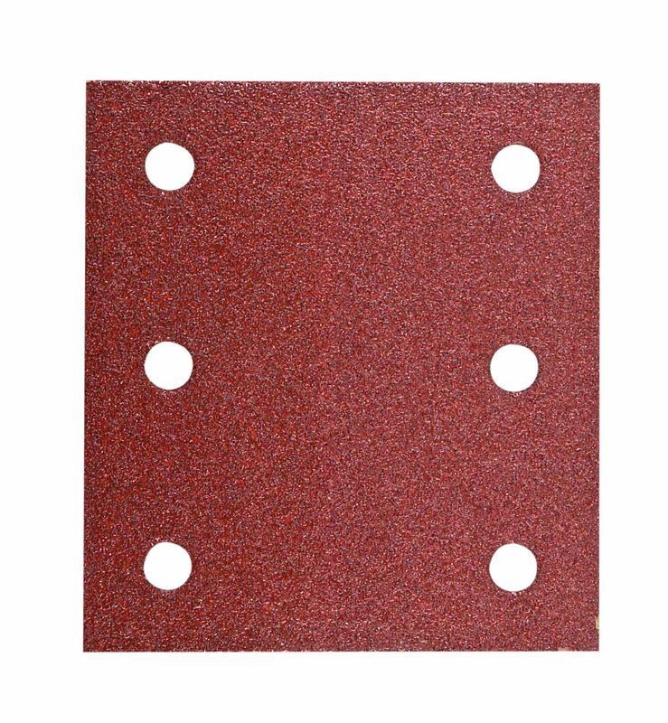 Produktbild Hikoki 10 Haftschleifblätter 114 x 104 mm Körnung P120 Rot