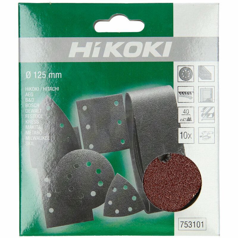 Produktbild 10 Haftschleifblätter 125mm P40, Rot bild 2