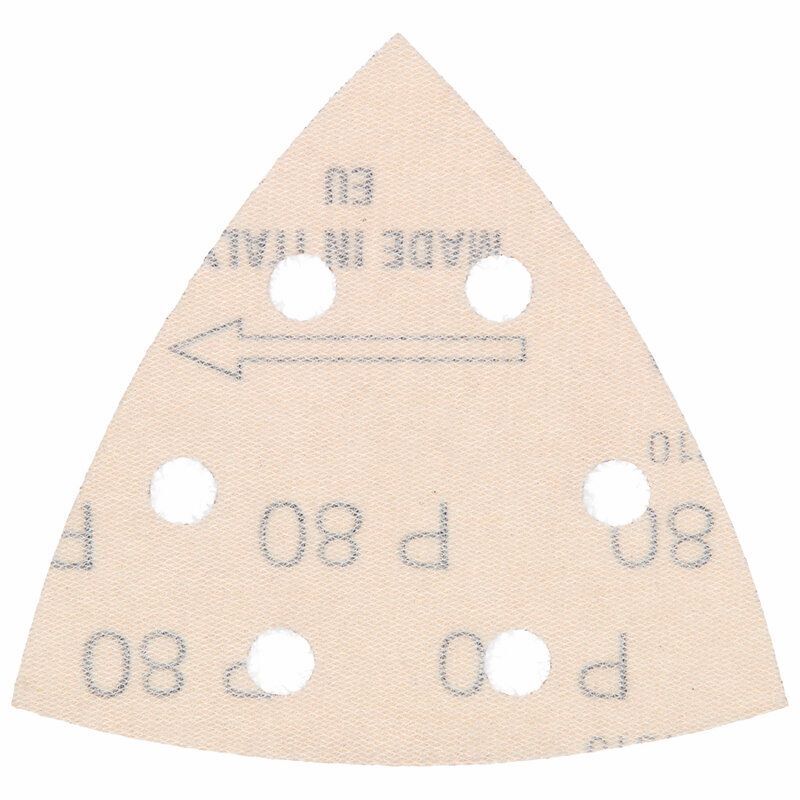 Produktbild 10 Haftschleifblätter 93mm P80, Rot bild 3