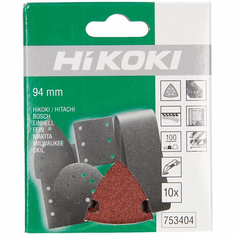 Produktbild 10 Haftschleifblätter 93mm P100, Rot bild 2