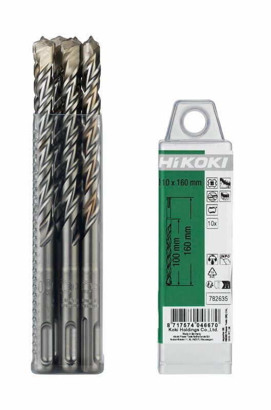Produktbild Hikoki 10 HM Hammerbohrer SDS Plus 2 Schneider 10 x 100 mm 160 mm