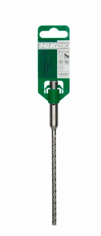 Produktbild Hikoki Hammerbohrer SDS Plus VHM 4 Schneider 5,5 x 100 mm 165 mm