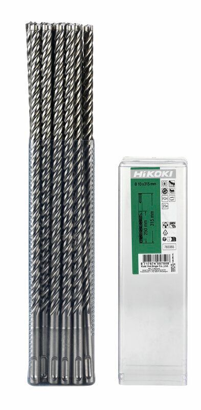 Produktbild 25 Hammerbohrer SDS Plus Vollhartmetallkopf 10 x 200 Gesamtlänge 265 mm bild 2