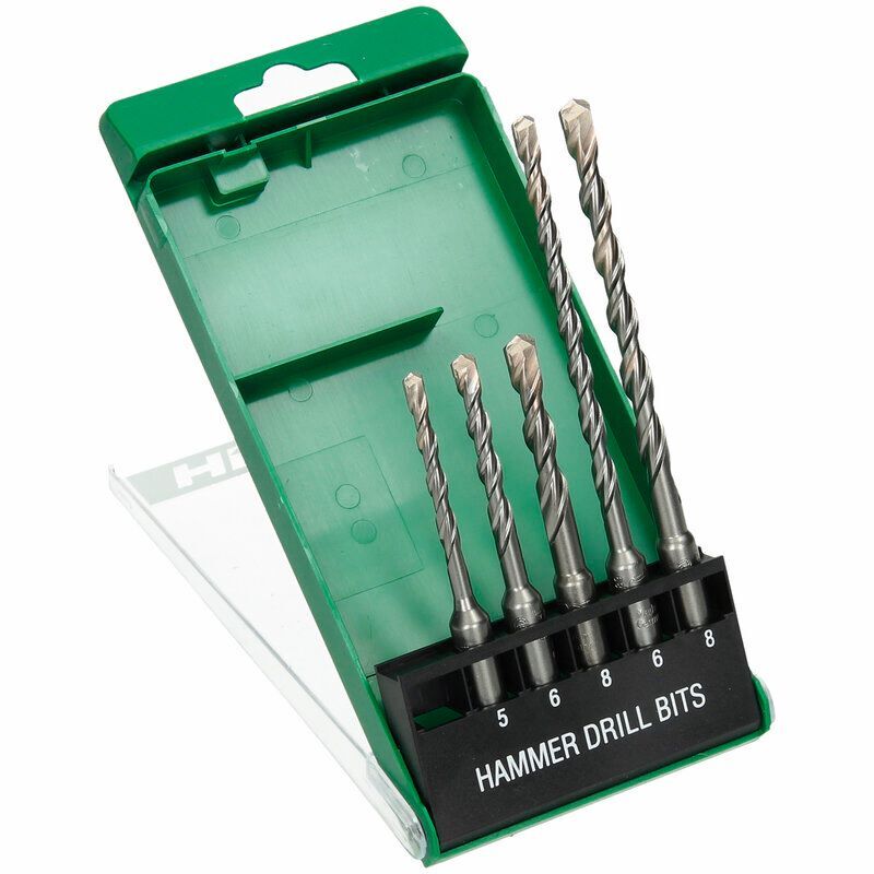 Produktbild HM Hammerbohrer Set SDS Plus 5 6 8 x 110 mm 6 8 x 160 mm teilig bild 2